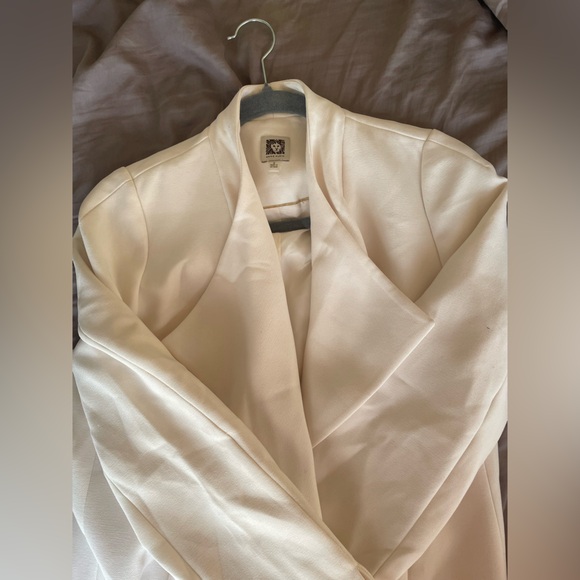 Anne Klein White Open Front Jacket - Picture 3 of 3